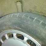 Schaden an einem Reifen